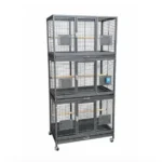 Parrot Supplies Triple Breeding / Display Parrot Cage - Antique