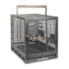 Rainforest Safari Bird Travel Cage, African Grey, Amazon - Antique