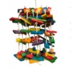 Parrot-Supplies Wood & Sisal Mega Jungle Huge XL Parrot Toy